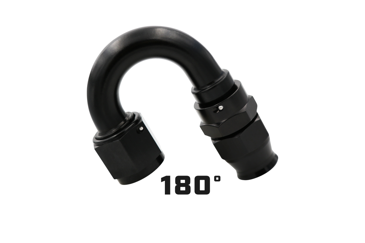 Aeromotive PTFE Hose End - AN-12 - 45 Deg - Black Anodized - 15360