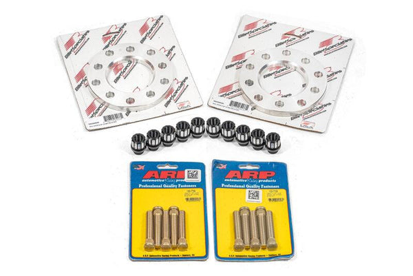 BMR 14-19 Chevrolet Corvette C7 Wheel Spacer Kit Front 0.50in Wide M12 Studs Shank Lugs - Bare - WSK570 for 2014-2019 Chevrol