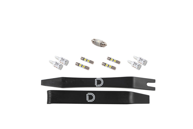 Diode Dynamics 16-23 Toyota Tacoma Interior LED Kit Cool White Stage 2 - DD0506 for 2016-2023 Toyota Tacoma - front view