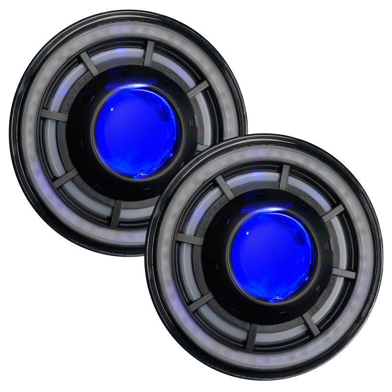Oracle Oculus 7in ColorSHIFT Bi-LED Projector Headlights for Jeep Wrangler JK SEE WARRANTY - 5876-335