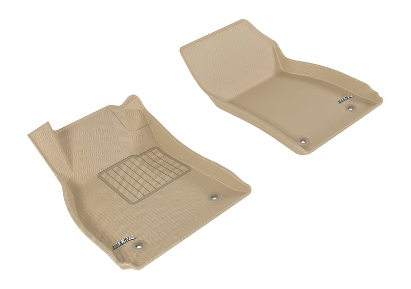 3D MAXpider 2011-2017 Buick Regal Kagu 1st Row Floormat - Tan - L1BC02611502