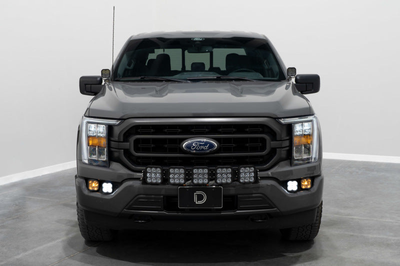 Diode Dynamics 21-22 Ford F-150 Stage Series Fog Pocket Mounting Brackets - DD7309P for 2021-2023 Ford F 150 - angle view