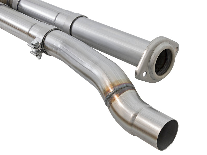aFe MACHForce XP 3in 409-SS Exhaust Cat-Back 2017 Ford F-150 Raptor V6-3.5L (tt) w/ Black Tip - 49-43045-B