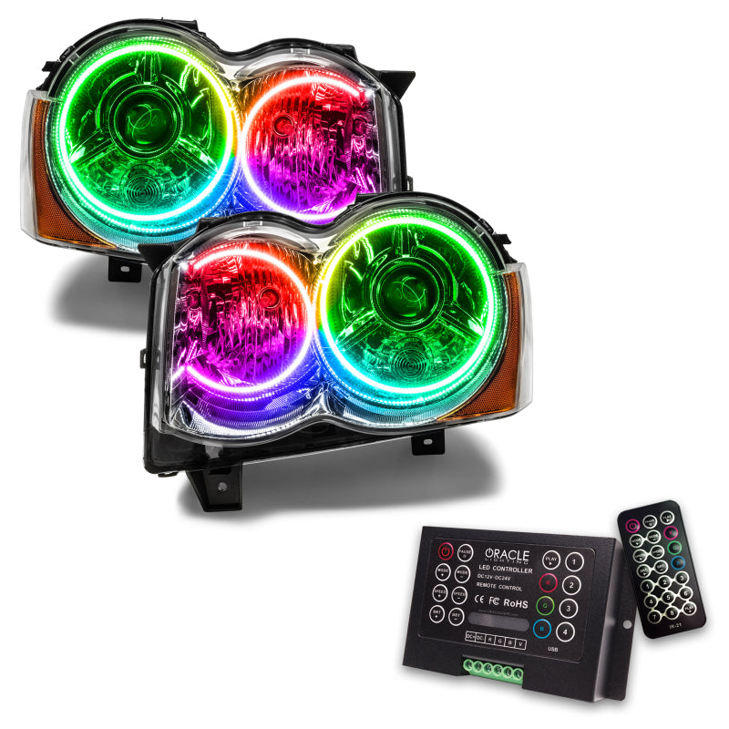 Oracle 08-10 Jeep Grand Cherokee SMD HL - HID - ColorSHIFT w/ 2.0 Controller SEE WARRANTY - 7139-333