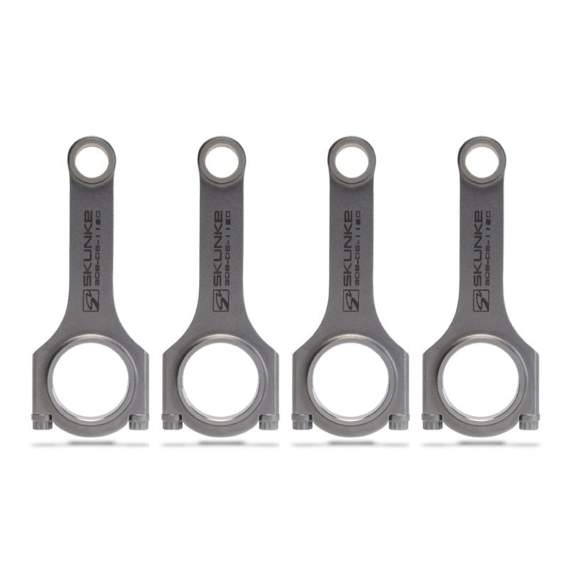 Skunk2 Alpha Series Honda D16/Z6 Connecting Rods (Long Rods) - 306-05-1190 for 1988-2000 Honda Civic - front view