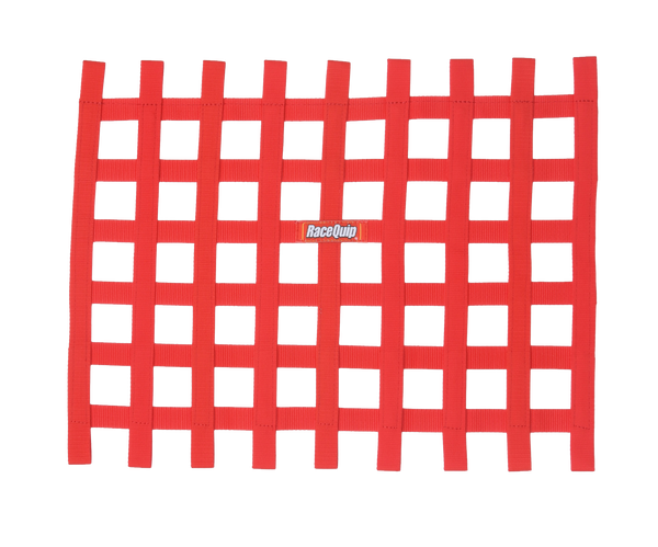 RaceQuip Red Ribbon Window Net