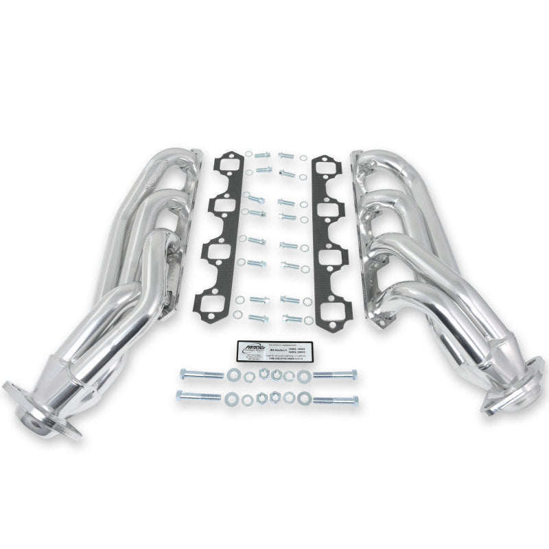 JBA 65-73 Ford Mustang 260-302 SBF 1-5/8in Primary Silver Ctd Mid Length Header - 1650SJS