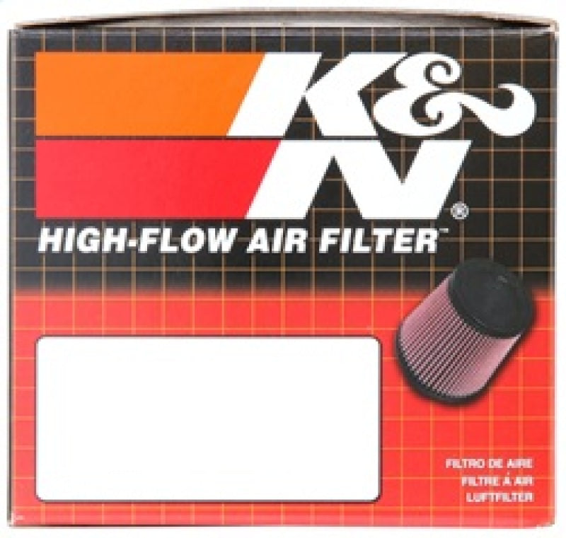 K&amp;N Universal Chrome Filter-Round Tapered-1.688in Flange ID x 2in Top OD x 3in Base OD x 2.75in H - RC-1070