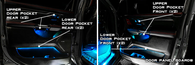 Oracle 19-22 RAM Complete Interior Ambient Lighting ColorSHIFT RGB Conversion Kit SEE WARRANTY - 4235-333