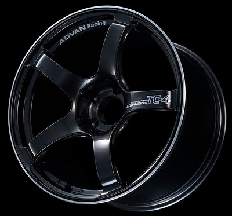 Advan TC4 17x8.0 +45 5-100 Black Gunmetallic &amp; Ring Wheel - YAD7G45DBGR