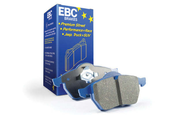 EBC 09-11 Audi A4 2.0L Turbo Bluestuff Front Brake Pads - DP51986NDX for 2008-2017 Audi A5 - front view