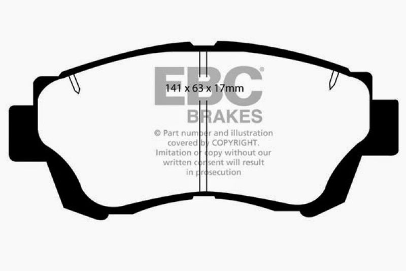 EBC 92-96 Lexus ES300 3.0 Ultimax2 Front Brake Pads - UD476