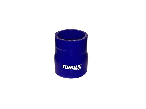 Torque Solution Transition Silicone Coupler: 2 inch to 2.25 inch Blue Universal - TS-CPLR-T2225BL by Torque Solution