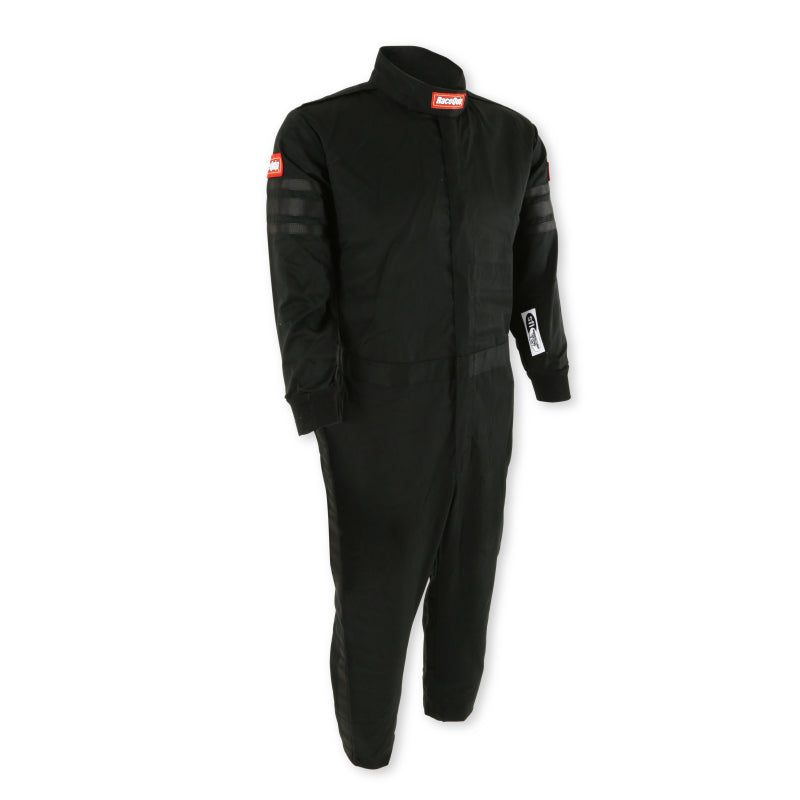 RaceQuip Black Trim SFI-1 JR. Suit - Kids XL - 1959996RQP