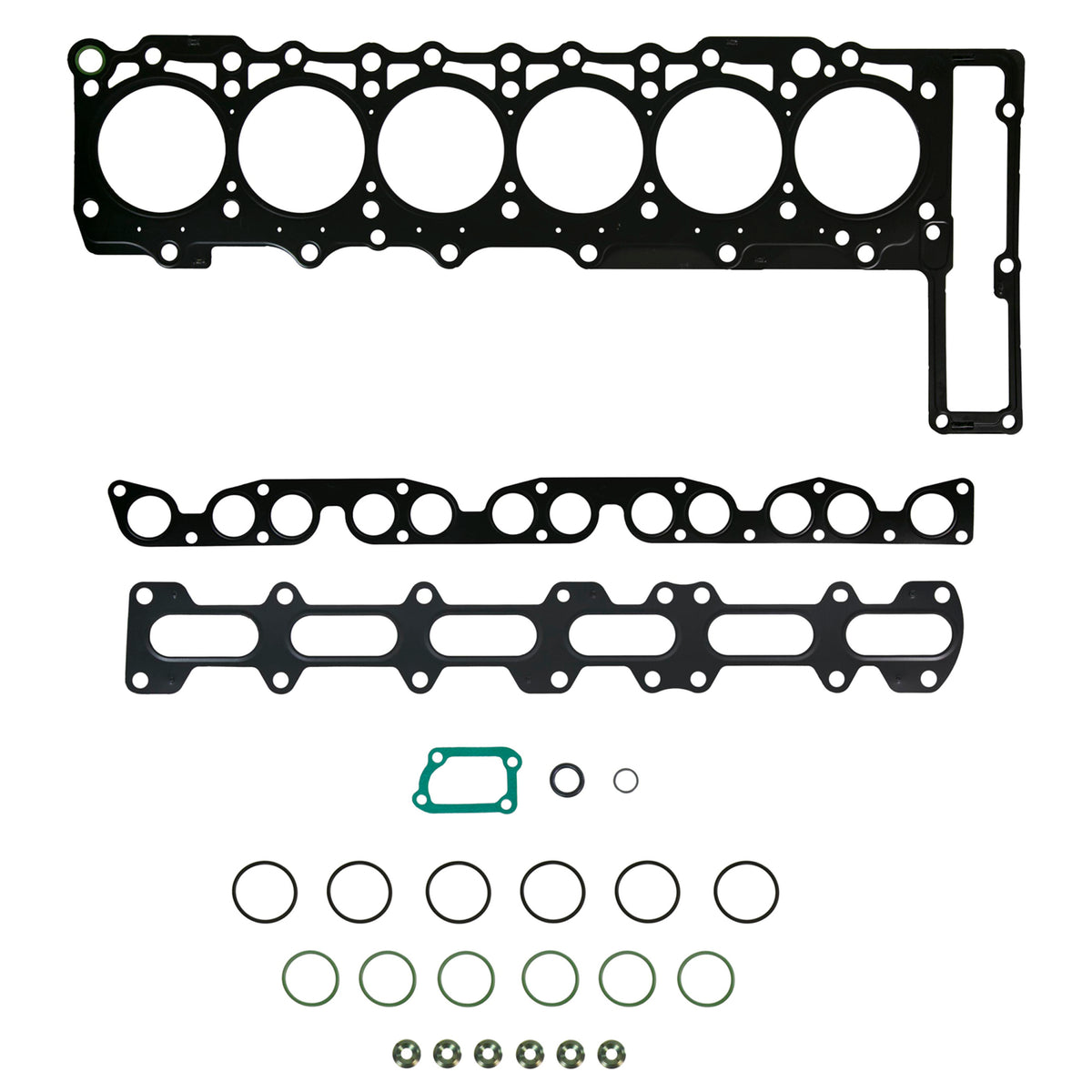 Fel-Pro Mercedes-Benz E300 HS 26700 PT-1 PermaTorque Engine Cylinder Head Gasket Set - HS26700PT1 for 1998-1999 Mercedes Benz-E-Class - front view