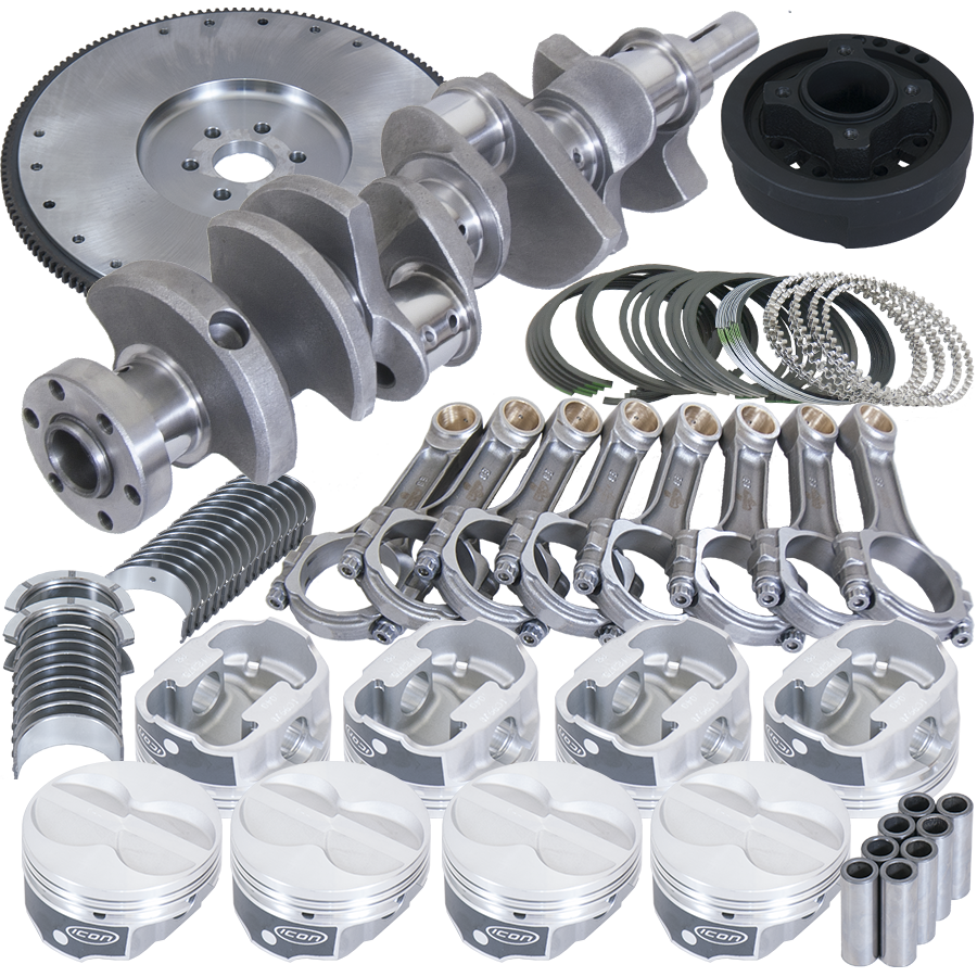 Eagle Ford Windsor 289/302 (Late Model Manual) w/ V-Rib Belts/157 Tooth Flywheel Rotating Assembly - B16351LS030 - front view