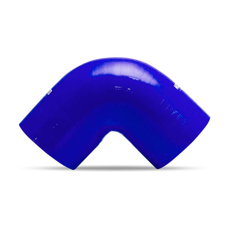 Mishimoto 3.5in. 90 Degree Coupler - Blue - MMCP-3590BL by Mishimoto - front view