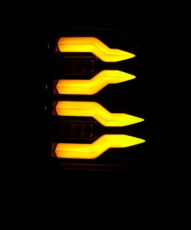 AlphaRex 97-03 Ford F150 / 99-16 Ford F250/F350/F450/F550 LUXX-Series LED Tail Lights - Alpha-Black - 658001