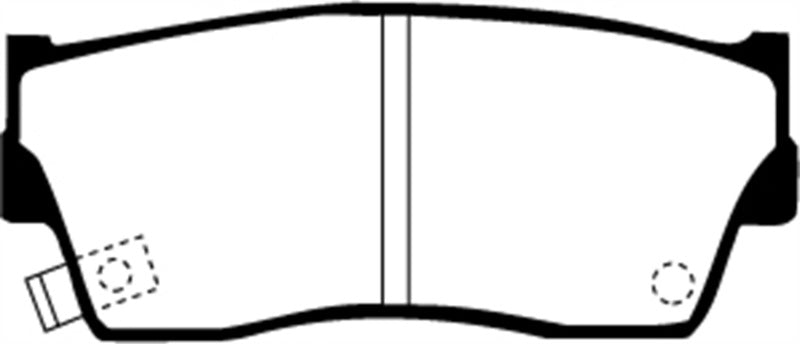 EBC 98-00 Chevrolet Tracker 1.6 (2 Door) Greenstuff Front Brake Pads - DP6774