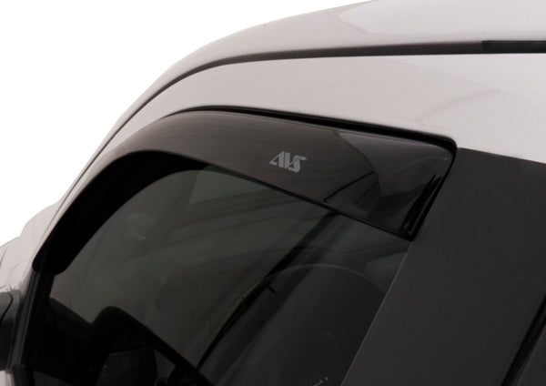 AVS 15-18 Ford F-150 Standard Cab Ventvisor In-Channel Window Deflectors 2pc - Smoke - 192971 for 2015-2025 Ford F 150 - fron