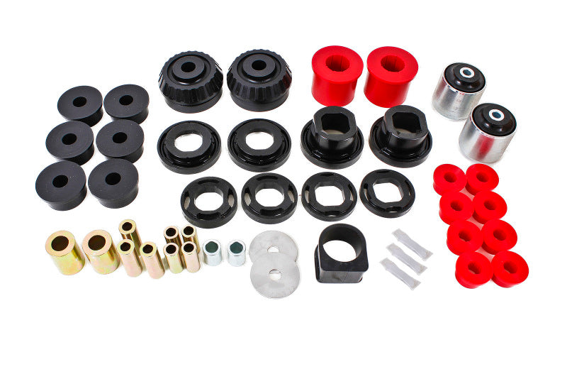 BMR 08-09 Pontiac G8 Total Suspension Bushing Kit (BK003 BK007 BK012) - Black/Red - BK013 for 2008-2009 Pontiac G8