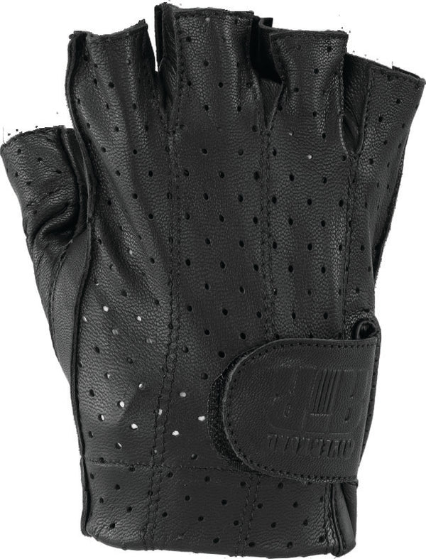 Kuryakyn Leather By River Road Tucson Shorty Gloves Black - Medium - 094467 - front view