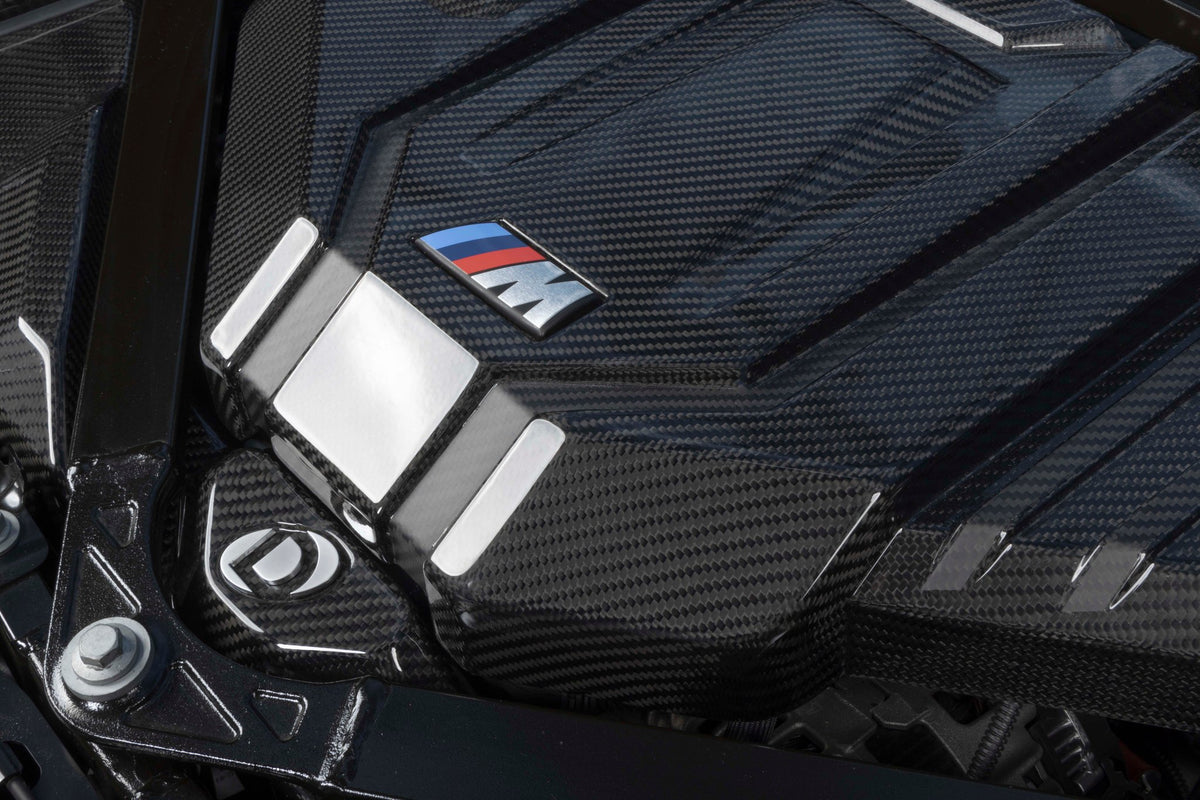 Dinan - Gloss Carbon Fiber Engine Cover - 2021-2026 BMW M2/M3/M4 - D590-0005
