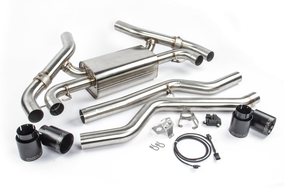 Dinan - Free Flow Axle-Back Exhaust - BMW M340i/M440i - D660-0085-BLK