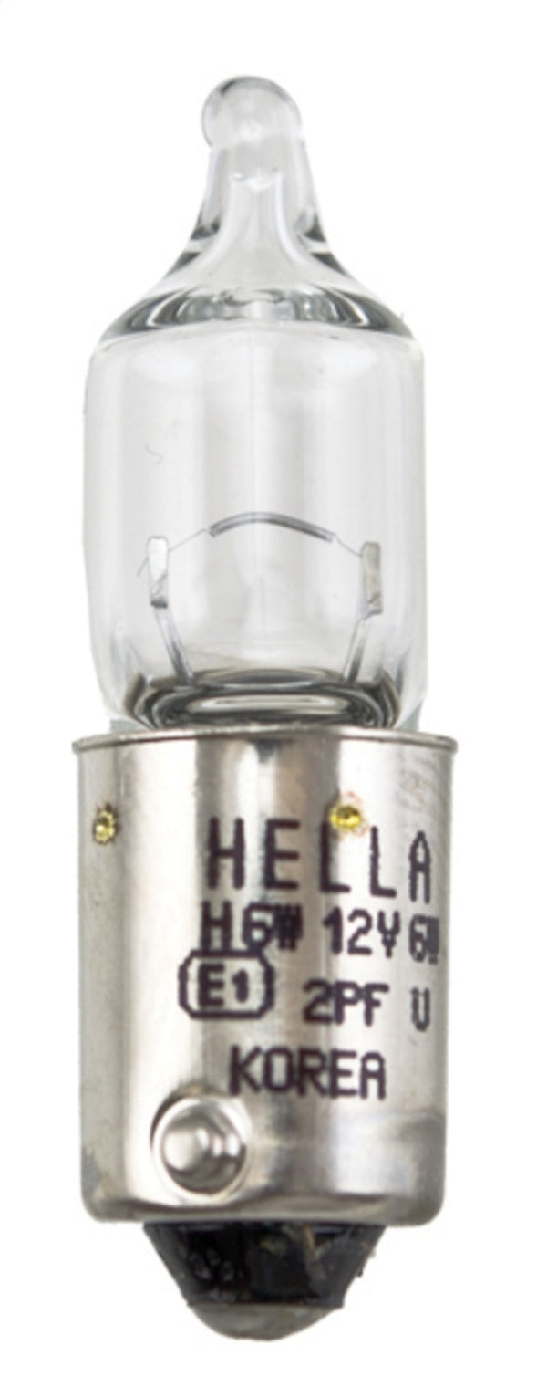Hella Bulb H6W 12V 6W BAX9s T2.75 for 1996-2007 Mercedes Benz E Class - front view