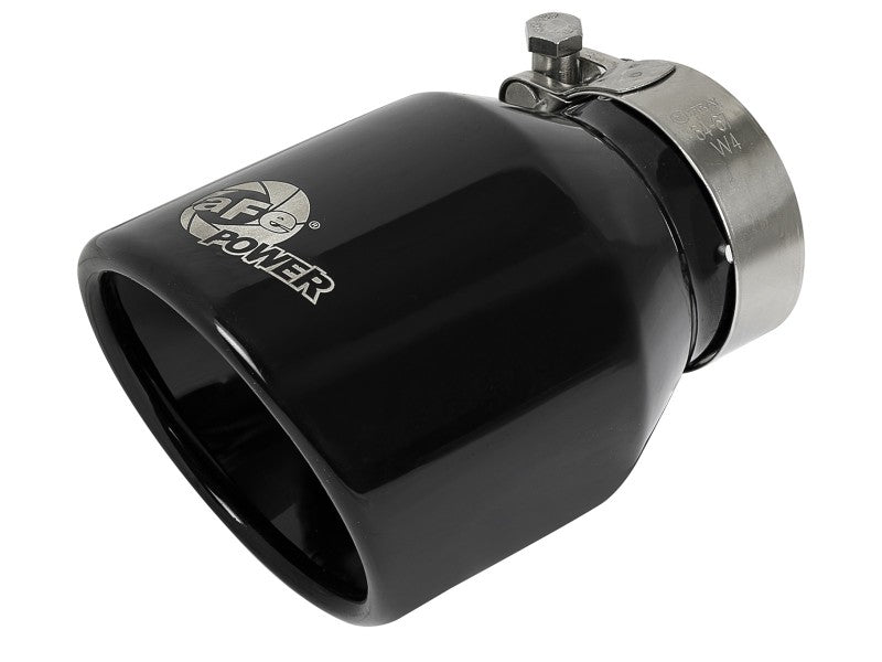 aFe MACH Force-Xp 3in to 2-1/2in Stainless Steel Axle-Back Black Exhaust - 15-17 Volkswagen GTI - 49-36417-B