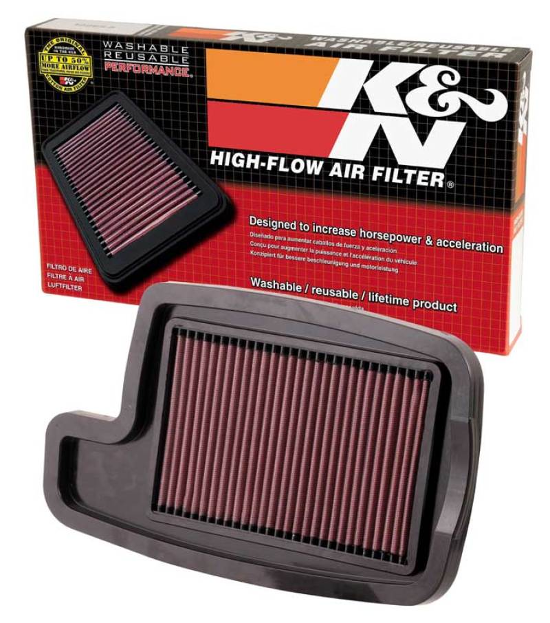 K&amp;N Arctic Cat 12.813in O/S L x 7.5in O/S W x .875in H Replacement Air Filter - AC-4004