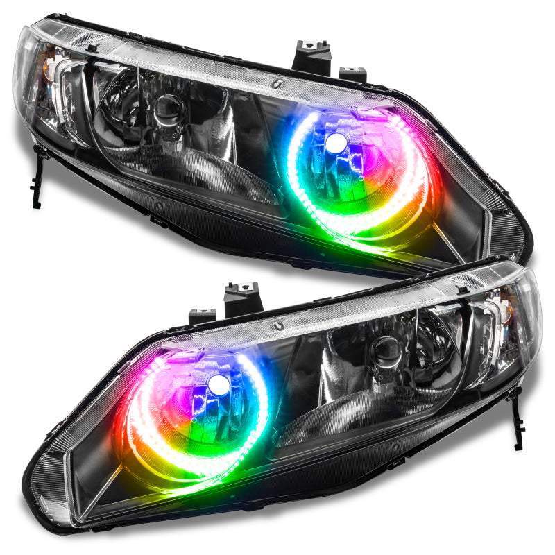 Oracle Honda Civic Sedan 06-11 Halo Kit - ColorSHIFT w/ Simple Controller SEE WARRANTY - 1333-504
