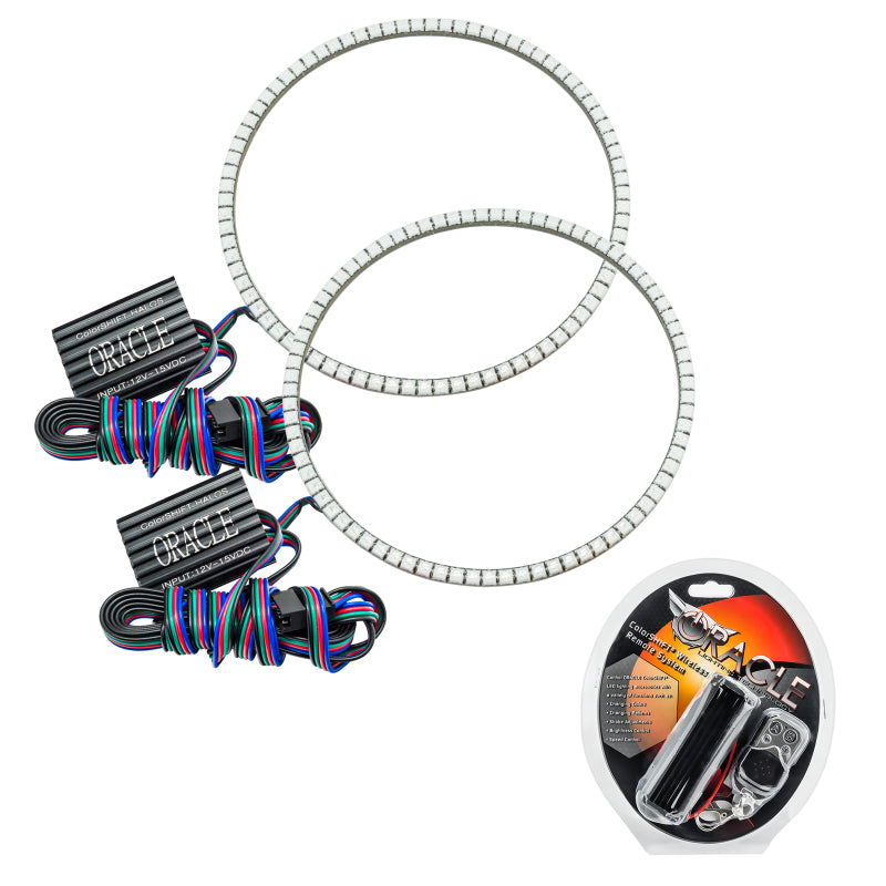 Oracle 7in Round Exterior Waterproof LED Halo Kit - ColorSHIFT SEE WARRANTY - 3981-330