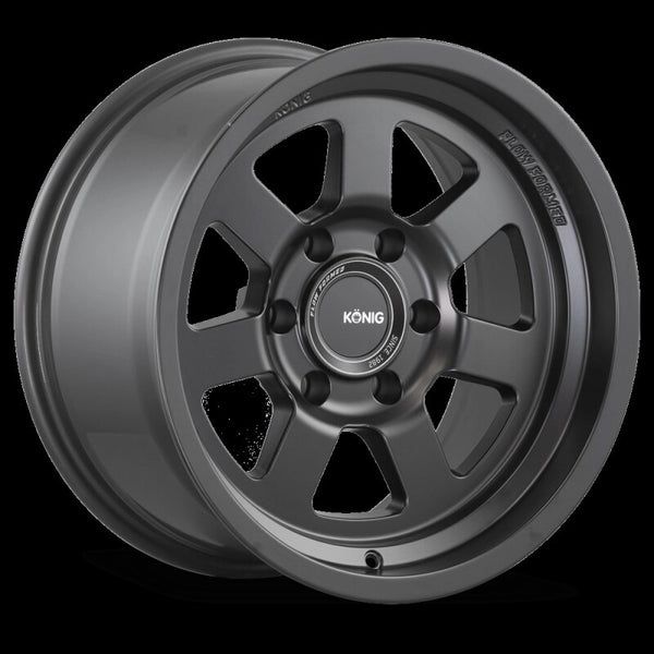 Konig HT2 17X9 5X127 ET-12 Matte Black - H2975127N125 by Konig