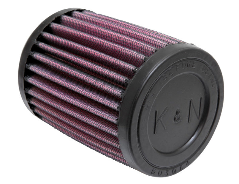 K&amp;N Filter Universal Rubber Filter - Round Straight 1.688in Flange ID x 3in OD x 4in Height - RU-0200