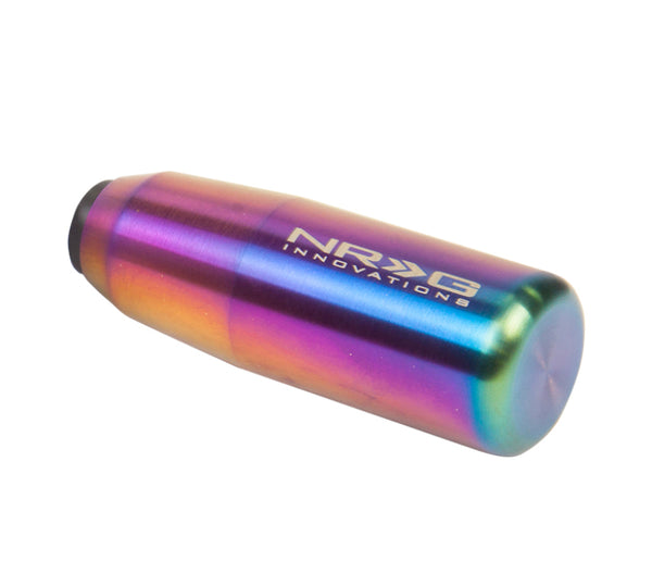 NRG Universal Short Shifter Knob - 3.5in. Length / Heavy Weight .85Lbs. - Multi Color/Neochrome - SK-450MC - front view