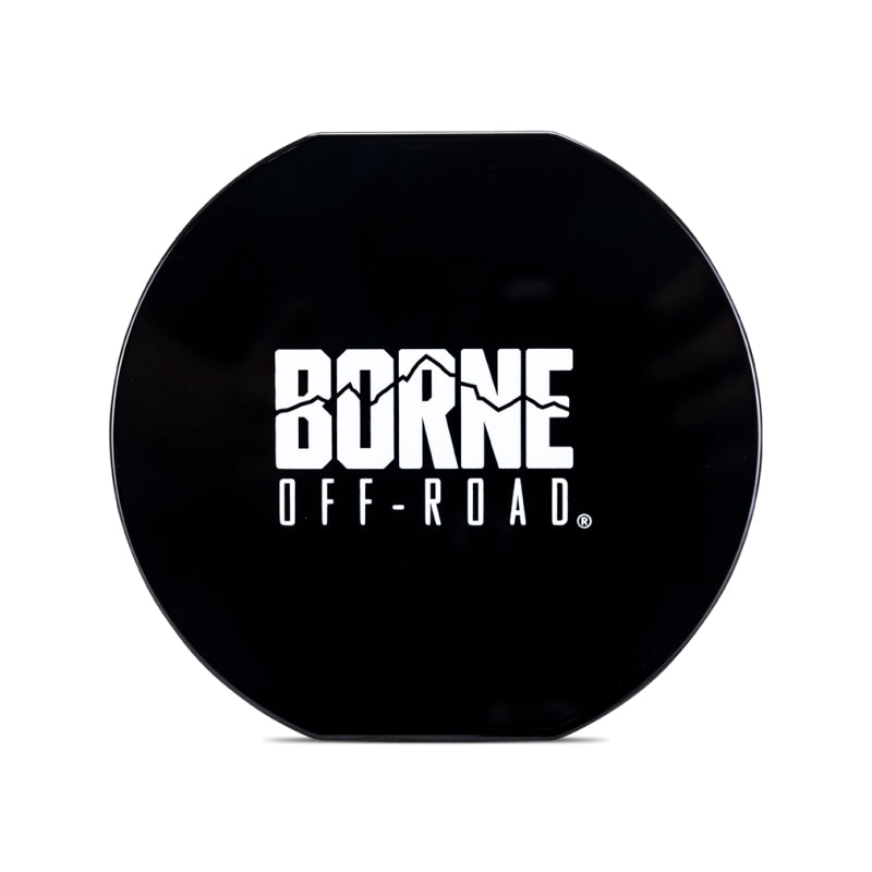 Borne Off-Road 7in Round Light Cover Black - BNLT-COV-RD7BK by Borne Off-Road - front view