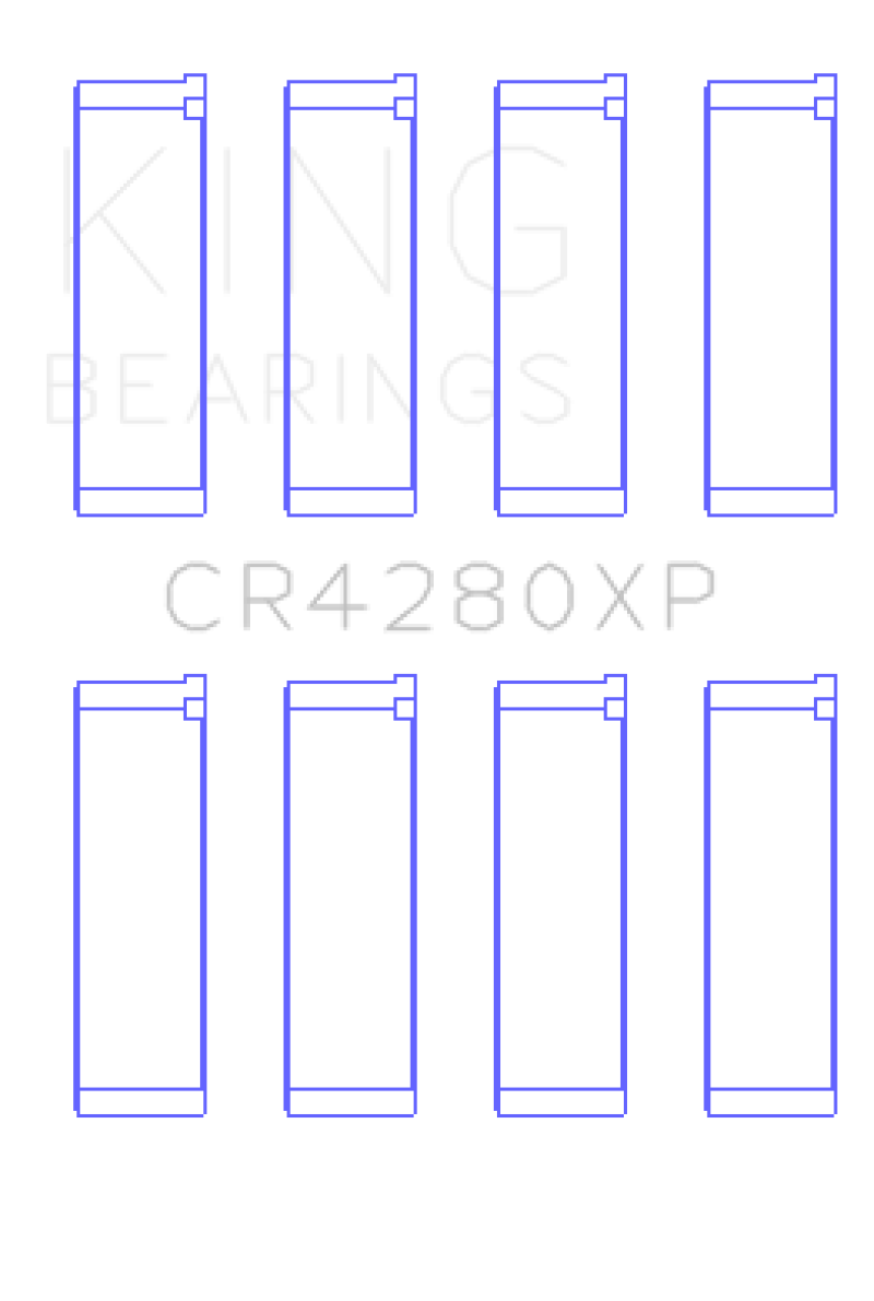 King Subaru WRX/STi EJ20/EJ22/EJ25 48mm Rod (Size STD) Performance Rod Bearing Set - CR4280XP