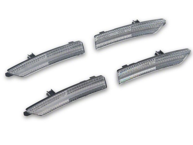 Raxiom 24-26 Ford Mustang LED Side Marker Lights- Clear - 464385 - close-up view