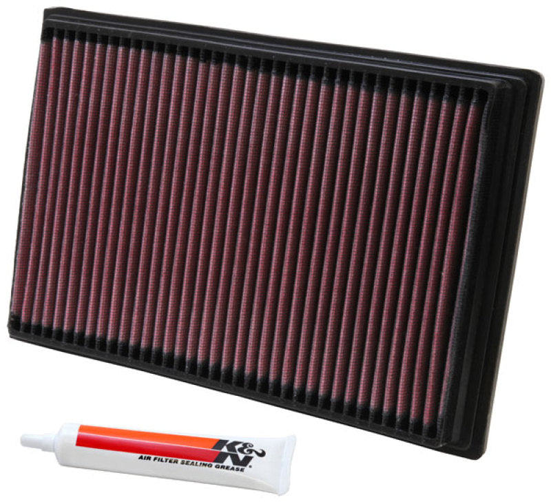 K&N Replacement Air Filter - Panel 10.688in O/S Length x 7.125in O/S Width x 1.125in H - 33-2649 for 2004-2007 Cadillac CTS -