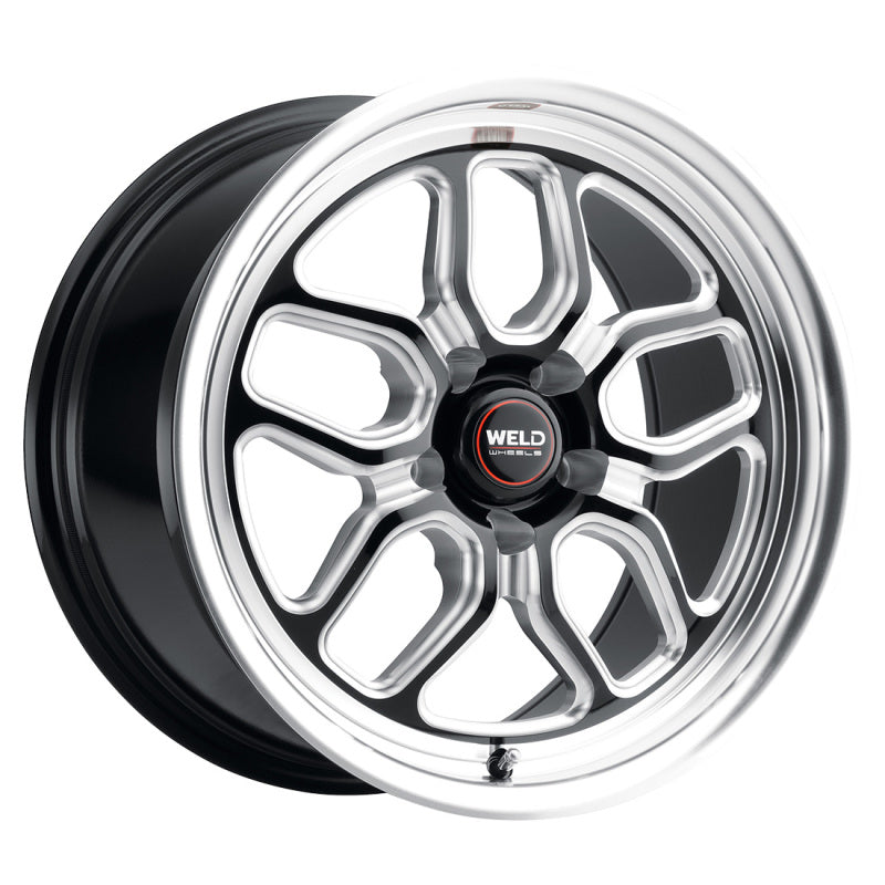 Weld S107 17X11 Laguna 5X127 ET-44 BS4.25 Gloss Black MIL Dia 78.1 - S10771173425