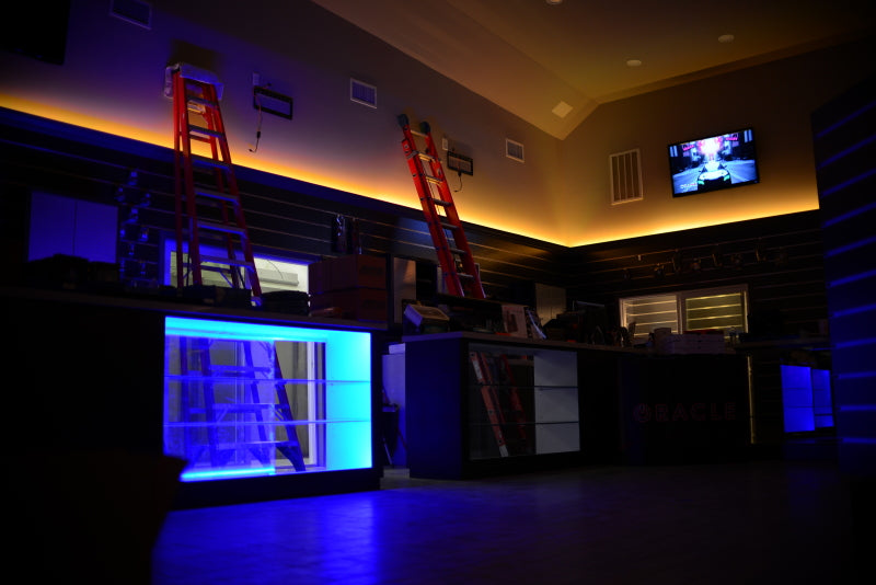 Oracle Exterior Black Flex LED 12in Strip - RGB ColorSHIFT- 3804-333