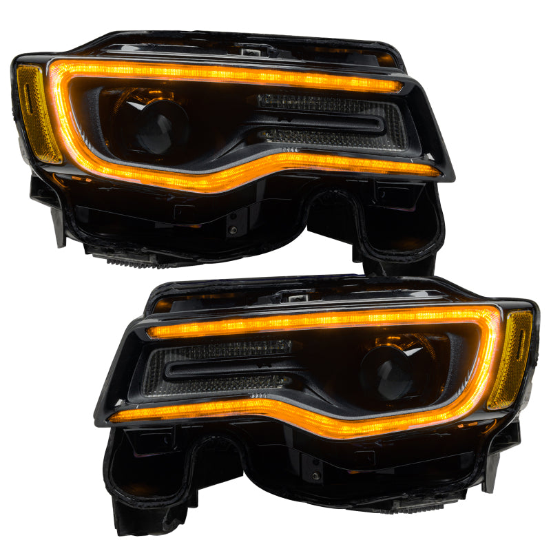 Oracle 1421 Jeep Grand Cherokee Dynamic Headlight DRL Upgrade Kit  ColorSHIFT Dynamic SEE WARRANTY - 1284-332