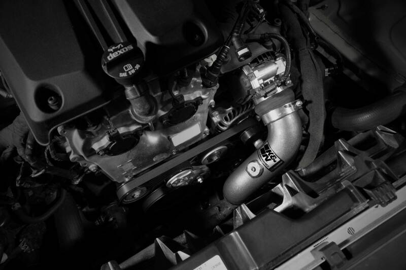 K&amp;N 23-24 GM Colorado/Canyon 2.7L L4 Charge Pipe - Aluminum Tube - Gunmetal Gray - 77-1021KC