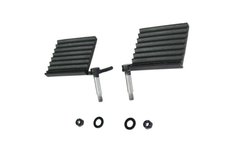 Fishbone Offroad 2018+ Jeep Wrangler JL / 2020+ Gladiator JT Foot Peg Set - Black - FB21082 for 2018-2025 Jeep Wrangler