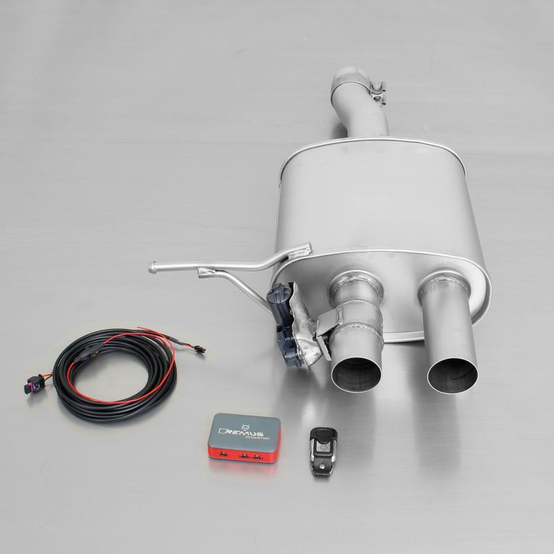 Remus 2014 Mini Cooper S F56 (Not For Facelift Models) 2.0L Turbo Axle Back Exhaust (Tail Pipes Req) - 755214 097