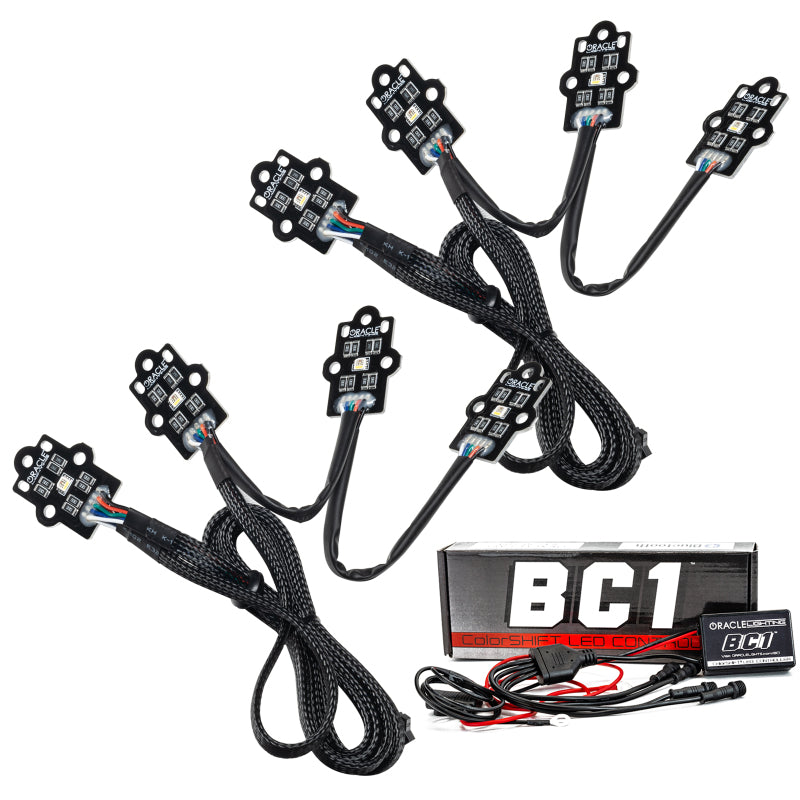 Oracle 21-22 Nissan Titan RGB+W Headlight DRL Upgrade - ColorSHIFT w/ BC1 Controller SEE WARRANTY - 1463-335