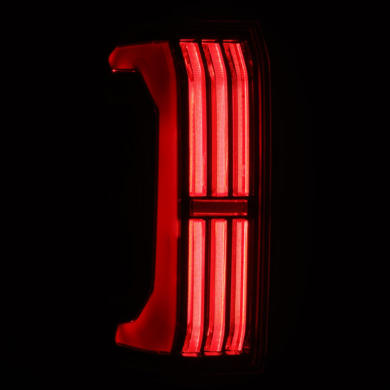 AlphaRex 24-25 Toyota Tacoma NOVA-Series LED Prismatic Tail Lights - Black - 679020