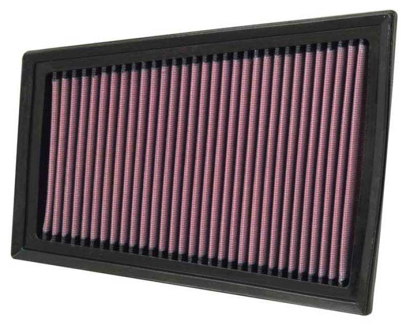 K&N 07 Nissan Sentra 2.0L-L4 Drop In Air Filter - 33-2376 for 2007-2012 Nissan Sentra - front view