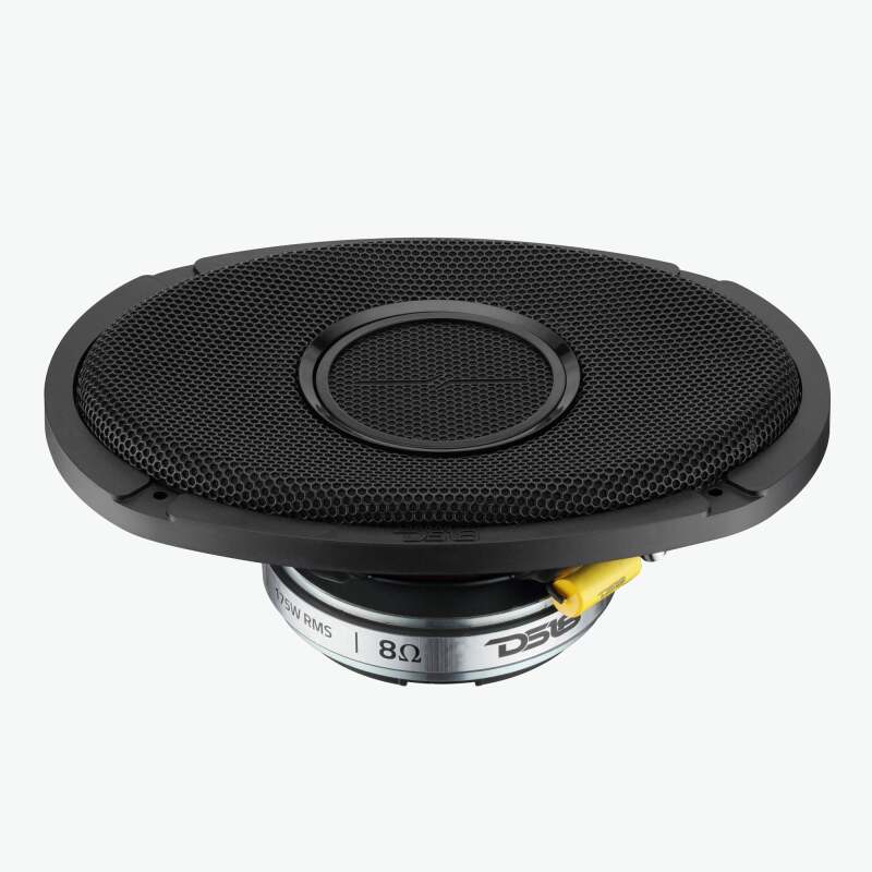 DS18 6x9 175 Watts RMS 8ohm Mid-Range Shallow Grill Included - PRO-HY69MSL - angle view